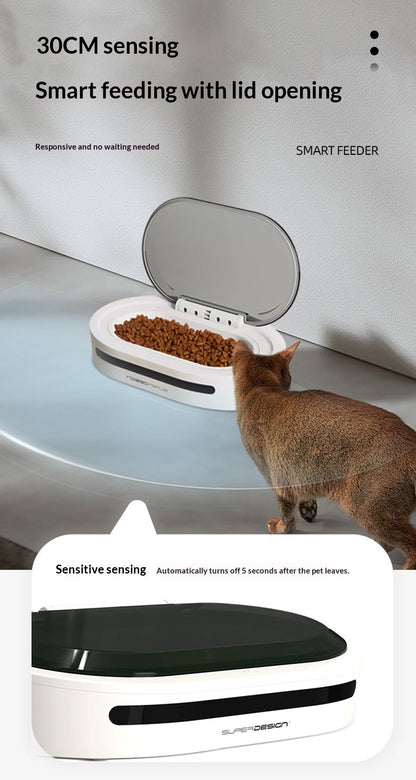 Sensor-Activated Smart Automatic Cat Feeder