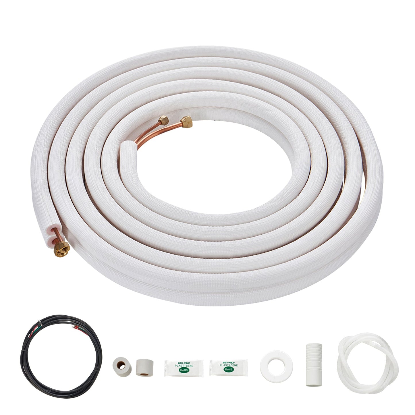 25FT Mini Split Line Set, 1/4" & 3/8" O.D