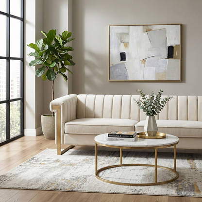 FX-P81-CW2 Modern Velvet Sofa