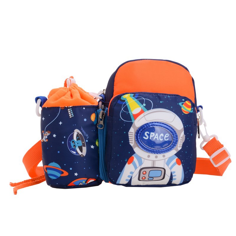 Girls And Boys Convertible Crossbody Backpack Cute Small Water Bottle Backpack For Outdoor Trips