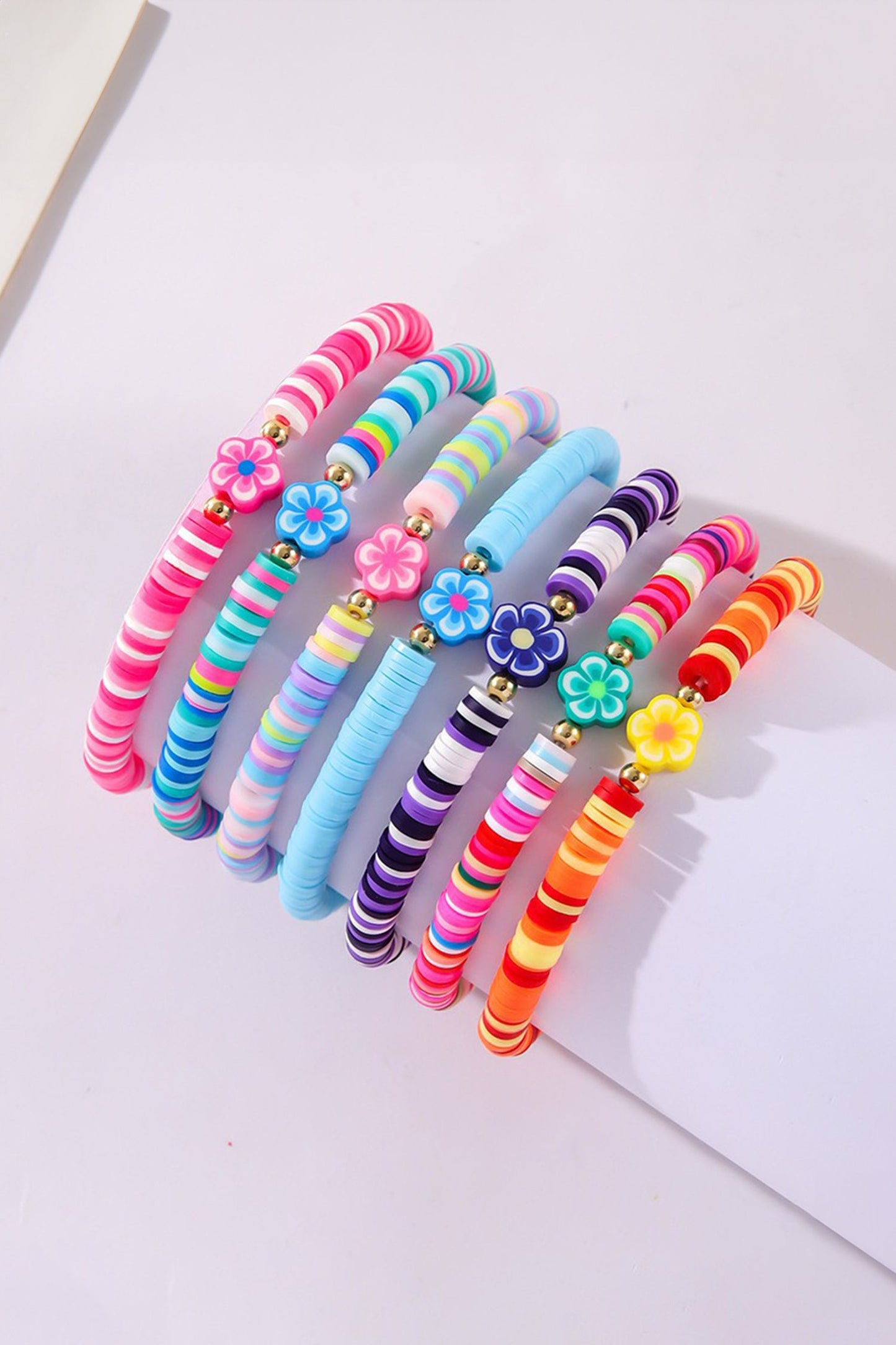 Aleia Beaded Polymer Clay Bracelet