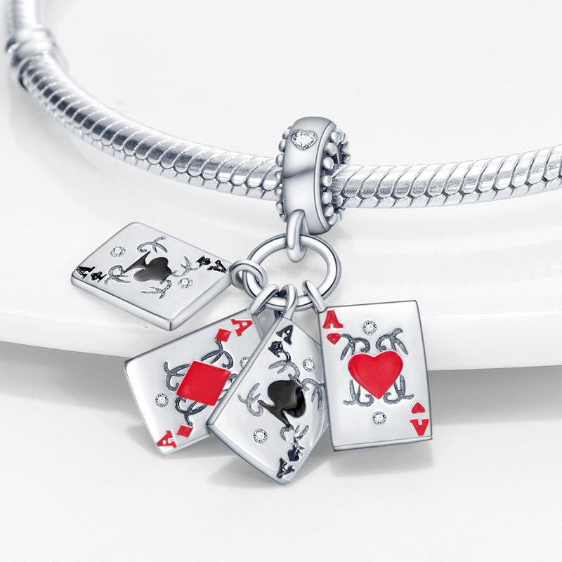 DIY Jewelry Bracelet With Playing Card Beads