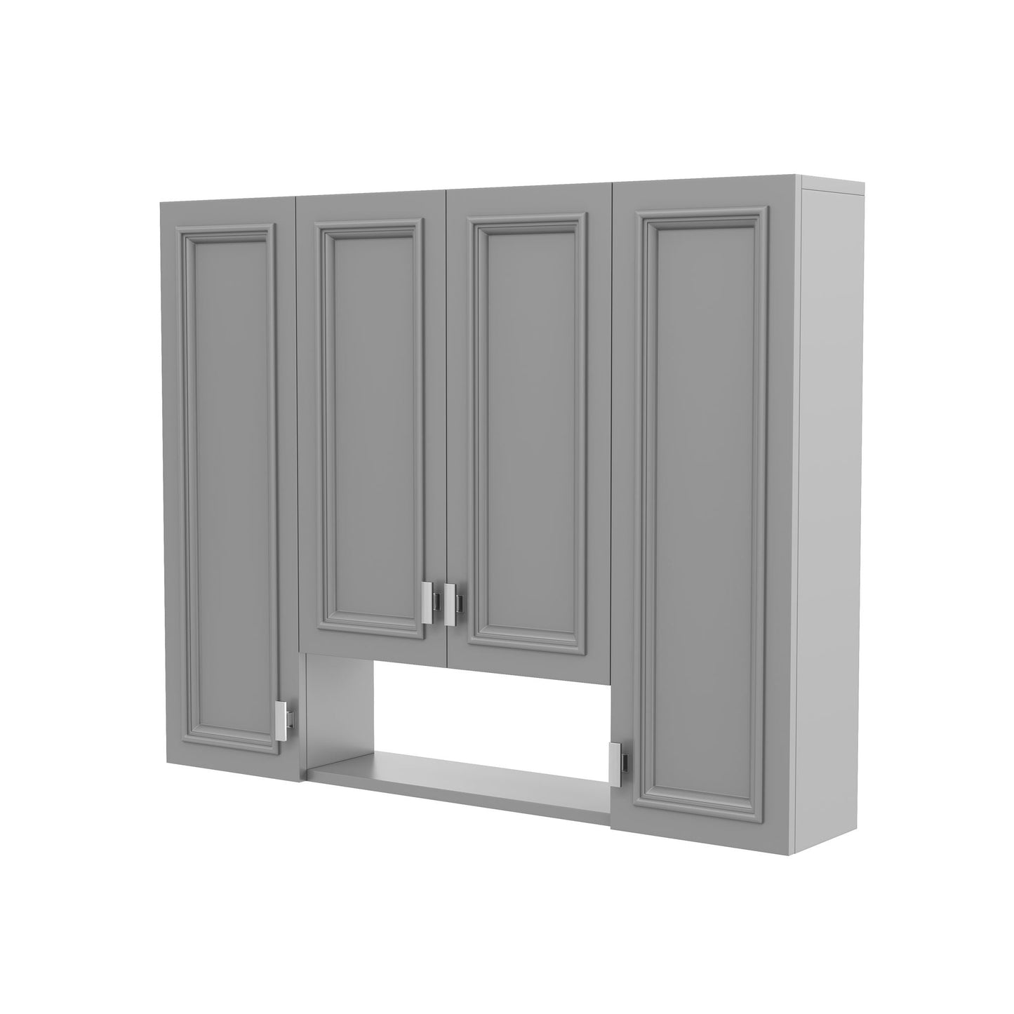 Wall Mounted Bathroom Cabinet With 5 Adjustable Shelves