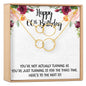60th Birthday Necklace, Multiple Styles