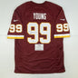 Autographed/Signed Chase Young Washington Football Team Burgundy Jersey Fanatics COA
