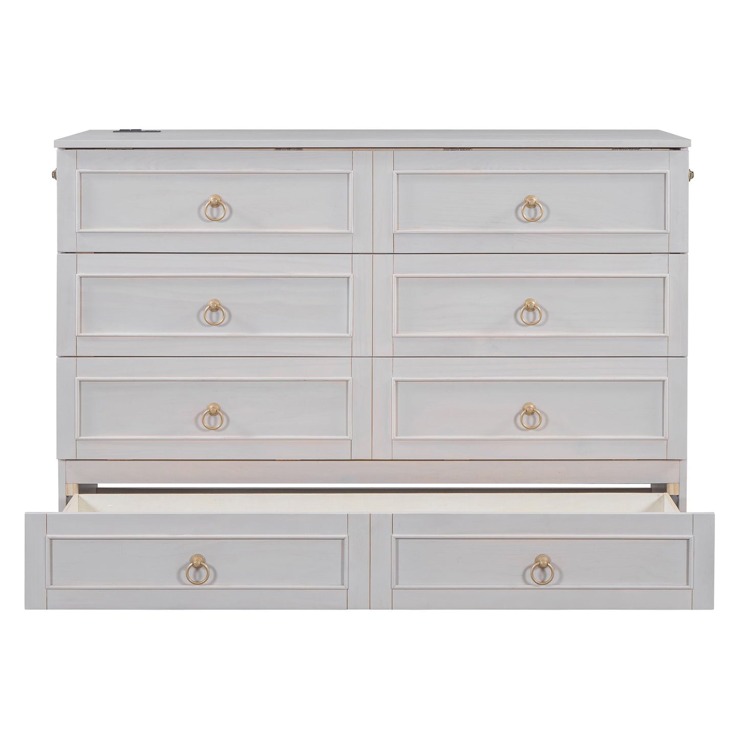 Murphy Bed With Large Drawers And Stylish Design