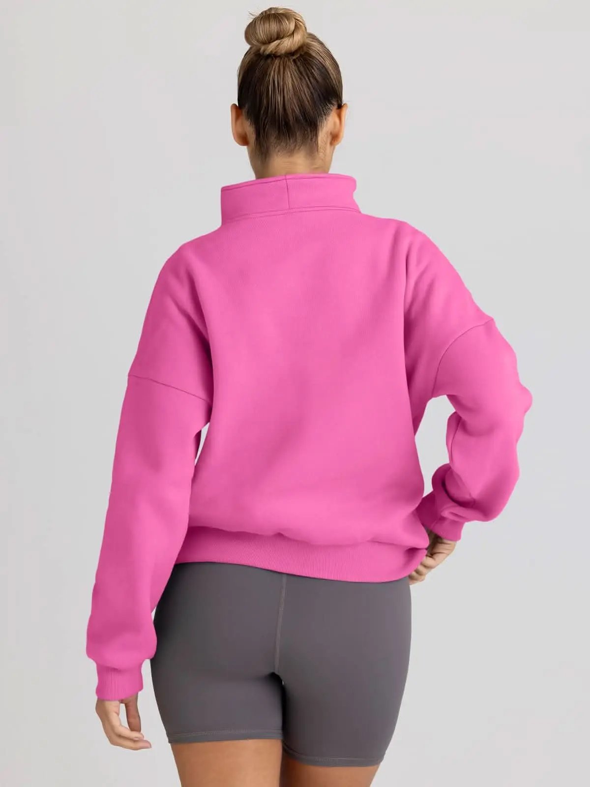 Oversized Half Zip Sweatshirt Cozy by Love Salve