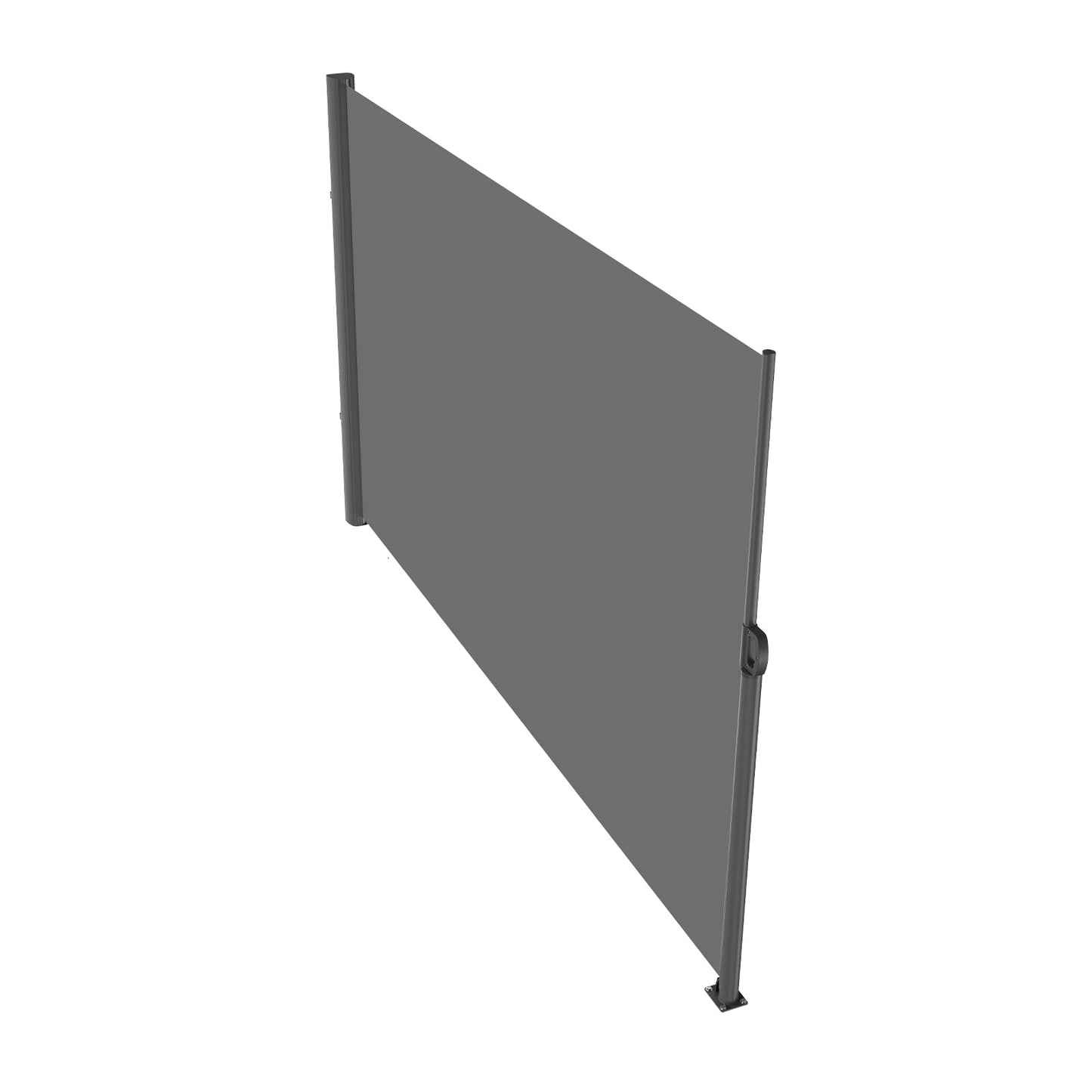 Retractable Side Awning, 71''-118'' Full Aluminum Rust-Proof Outdoor Privacy Screen