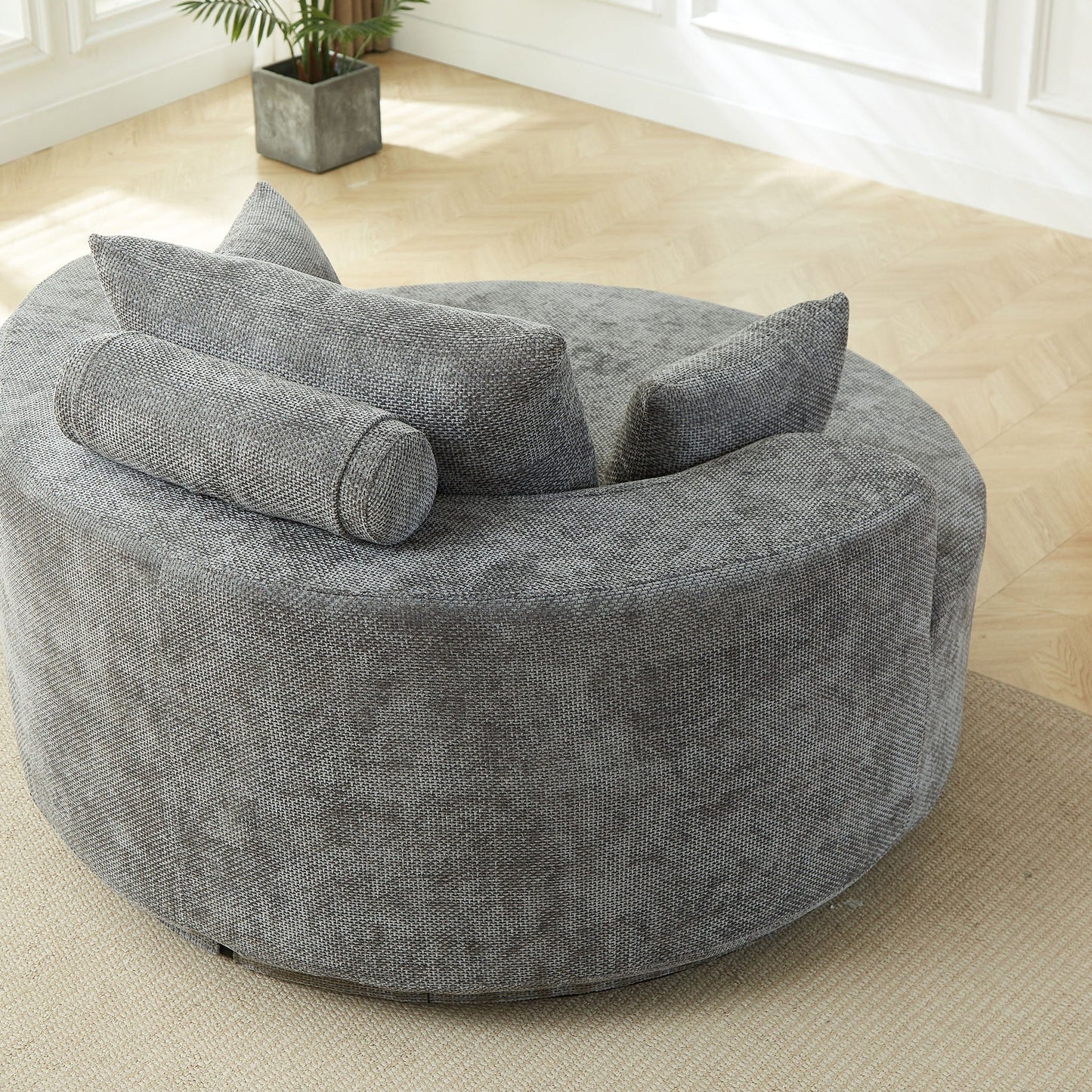 Single 360 Degree Swivel Chair For Living Room