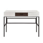 Verster - Writing Desk With USB - Black / Natural