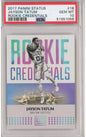 Graded 2017-18 Panini Status Jayson Tatum #18 Rookie Credentials RC Basketball Card PSA 10 Gem Mint