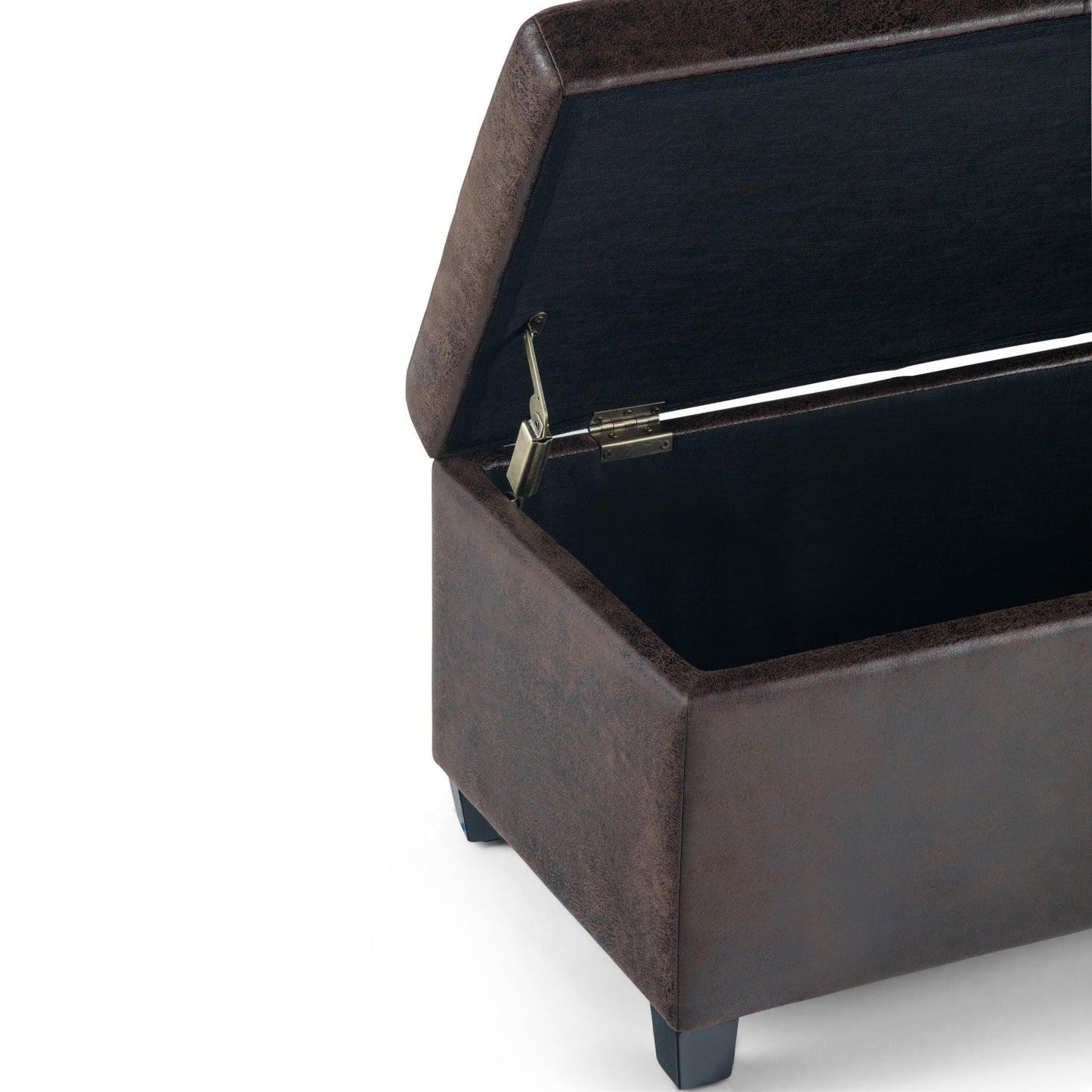 Avalon - Contemporary Storage Ottoman Bench
