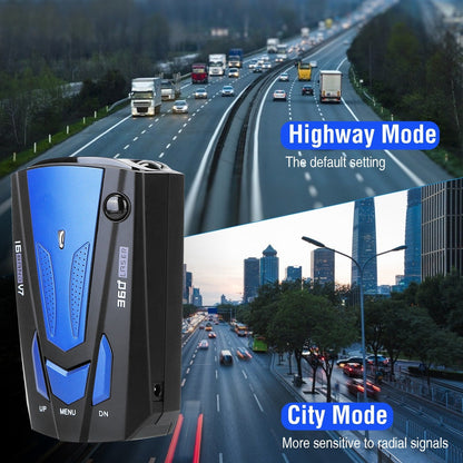 Radar Detector Car 16 Band V7 Speed Safety Voice Alert Car Radar LED Display City Highway Mode Auto 360¡ Detection