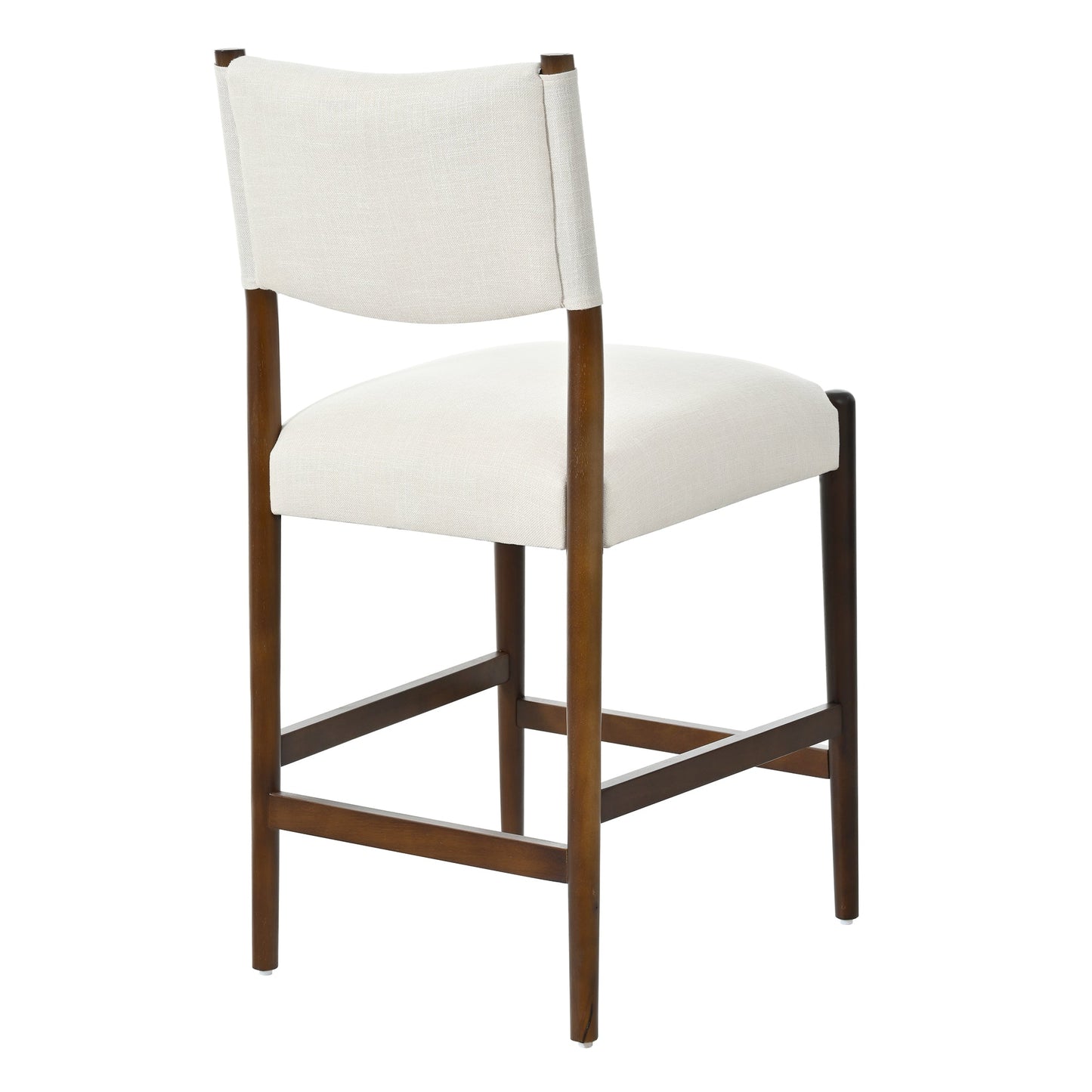 26.4" Solid Wood Counter Height Barstools, Modern Bar Stools Set of 2