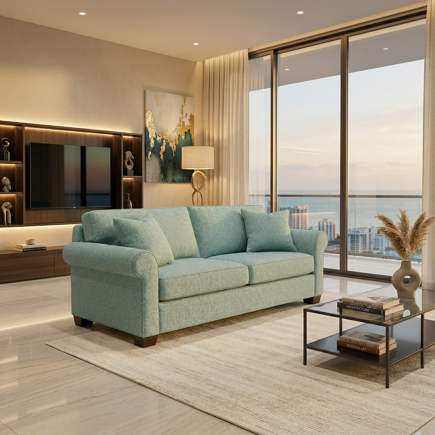 Irlanda Sofa – Made in USA, Custom Fabric Options