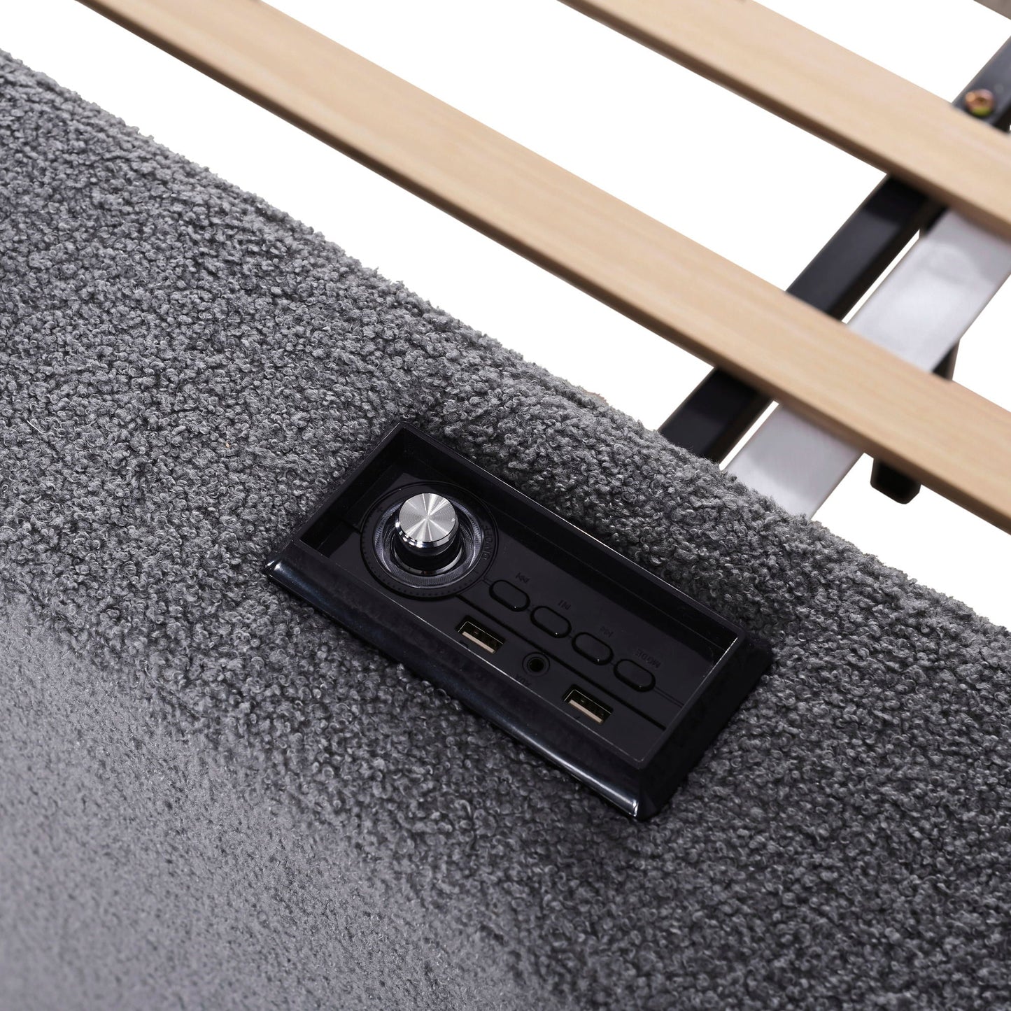 Upholstered Daybed With Storage Armrests, Trundle And Latest Integrated tooth Audio System