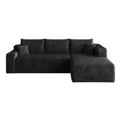 95" Cloud Sectional Sofa, Modern Minimalist Upholstered Couch