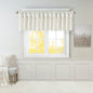 Lightweight Faux Silk Valance With Beads