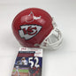 Autographed/Signed Tyreek Hill Kansas City Chiefs Mini Football Helmet JSA COA