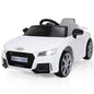 Licensed 12V Audi TT RS Electric Ride-On Car with Remote Control and MP3 Player for Kids