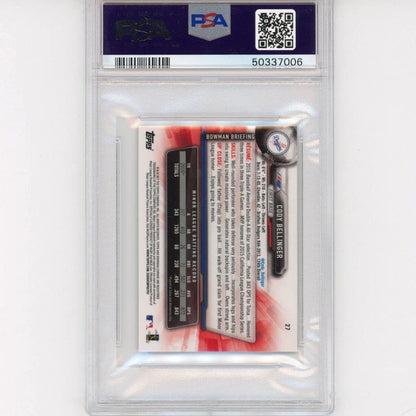 Graded 2017 Bowman Chrome Mini Cody Bellinger #27 Rookie RC Baseball Card PSA 10 Gem Mint