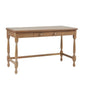 Tabitha - Desk With Drawer And Turned Legs - Natural
