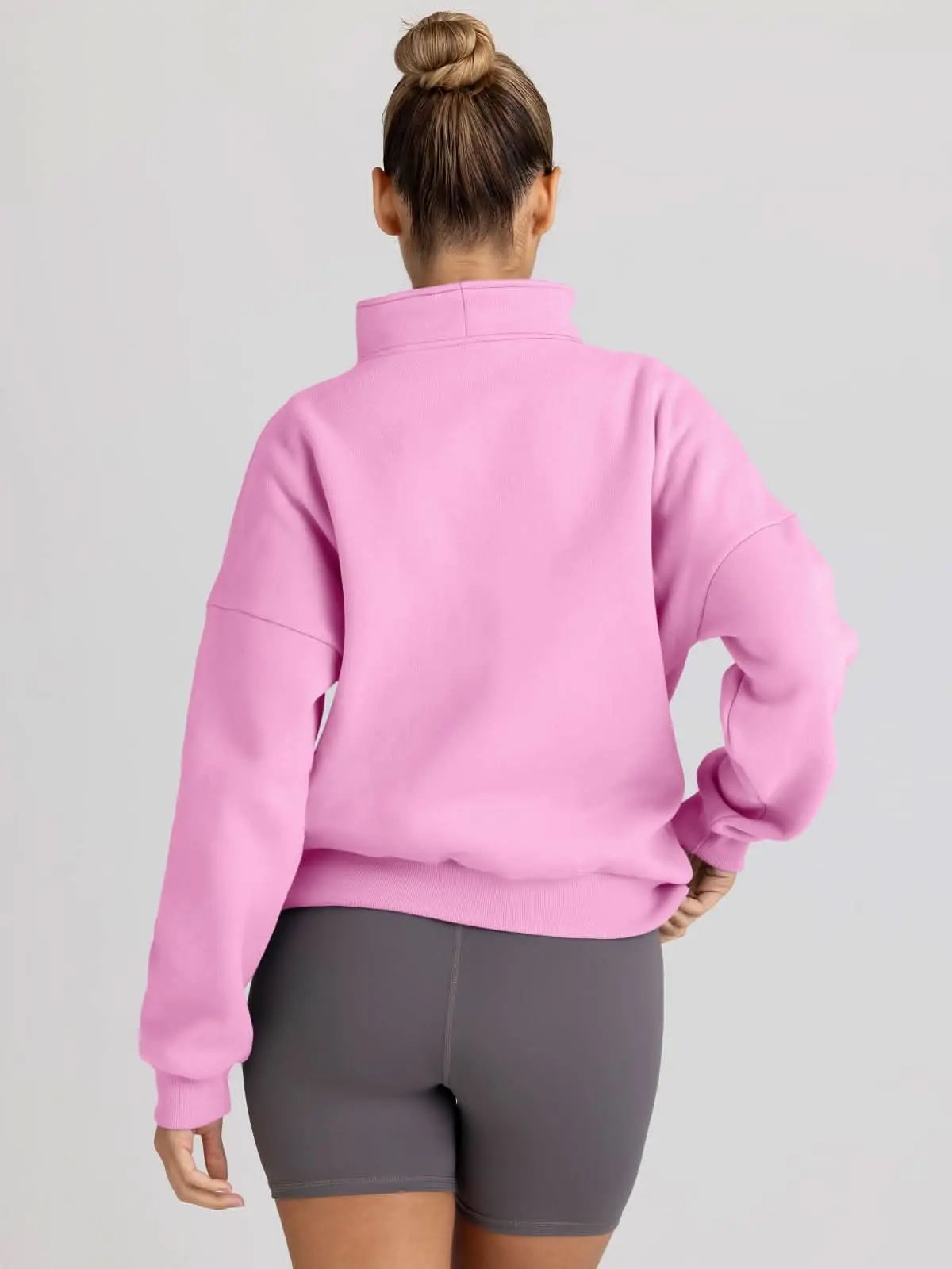 Oversized Half Zip Sweatshirt Cozy by Love Salve