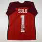 Autographed/Signed Hope Solo Red Soccer Team USA World Cup Jersey JSA COA
