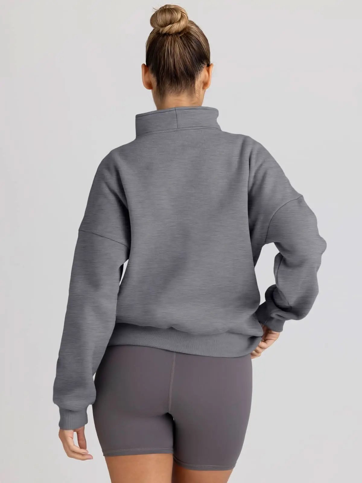 Oversized Half Zip Sweatshirt Cozy by Love Salve