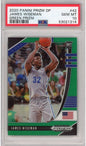 Graded 2020-21 Panini Prizm DP Draft Picks James Wiseman #42 Green Rookie RC Basketball Card PSA 10 Gem Mint