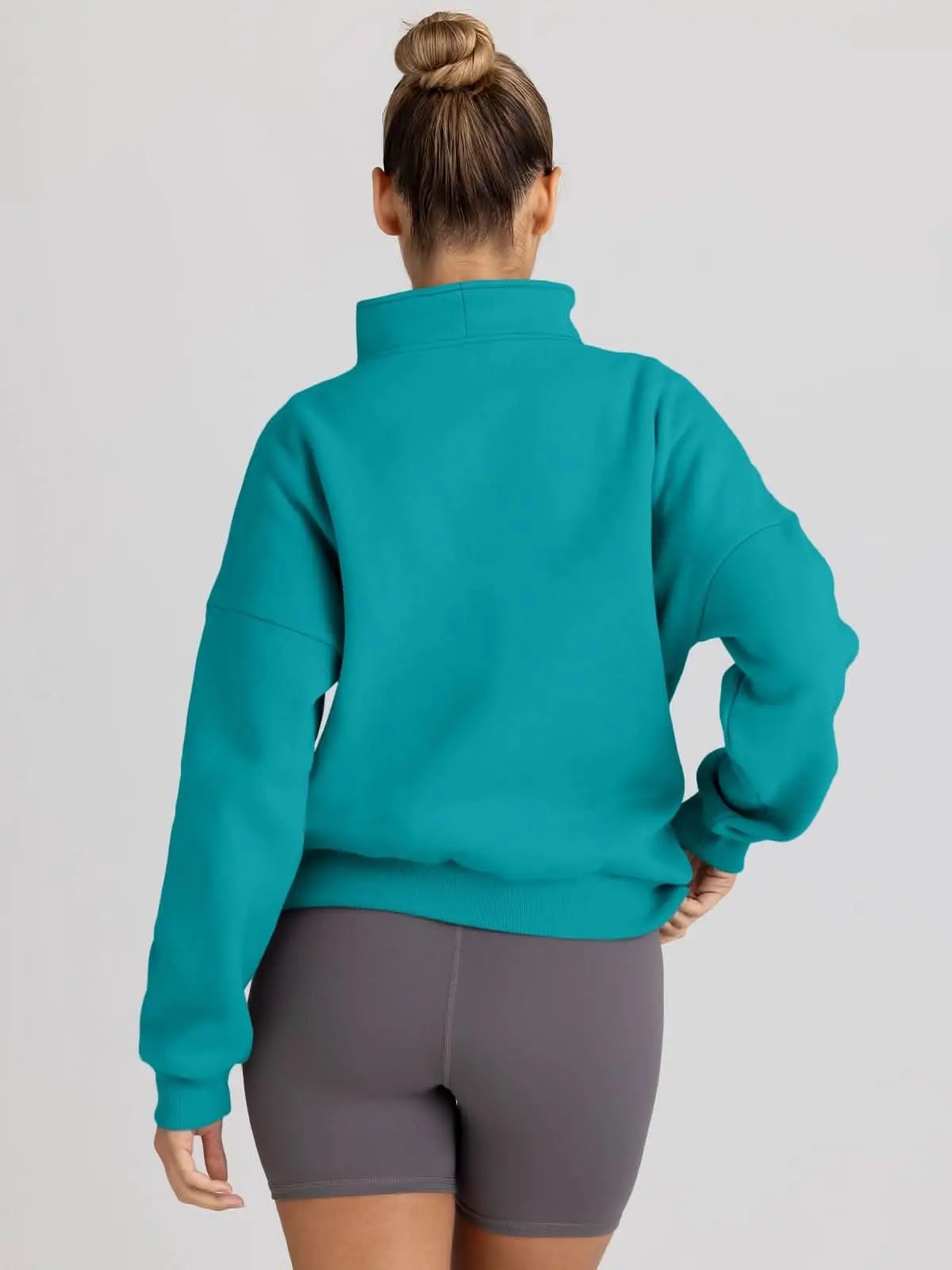 Oversized Half Zip Sweatshirt Cozy by Love Salve