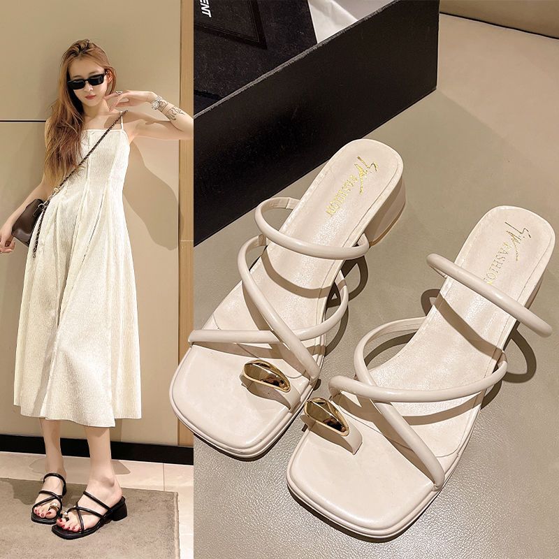 Womens Fashionable Versatile Flat Sandals