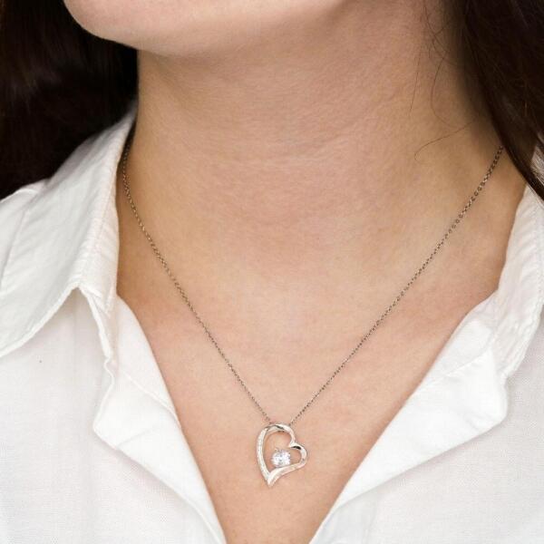 Personalized Forever Love Necklace - Gift Idea For Daughter In-Law - To My Daughter In Law