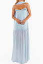 Adjustable Strap Maxi Cami Dress with Scarf