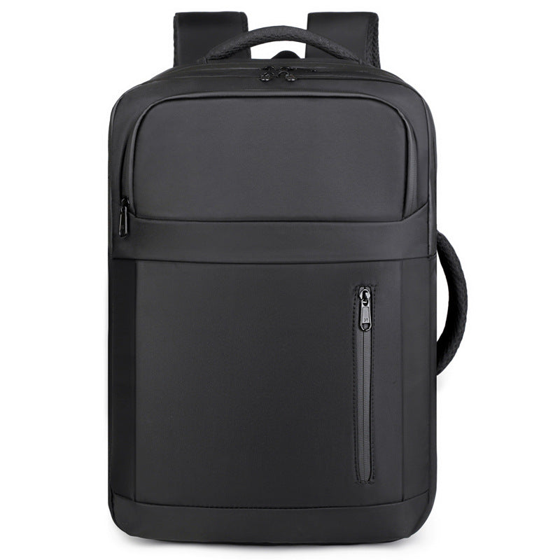 Solid-color Water-repellent Multi-functional Business Laptop Backpack