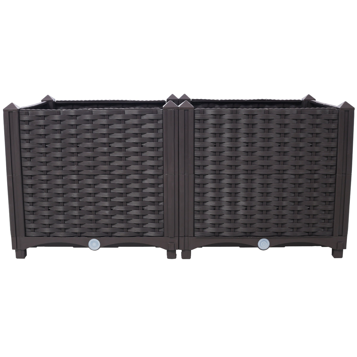 Deep Raised Garden Bed Plastic Planter Boxes