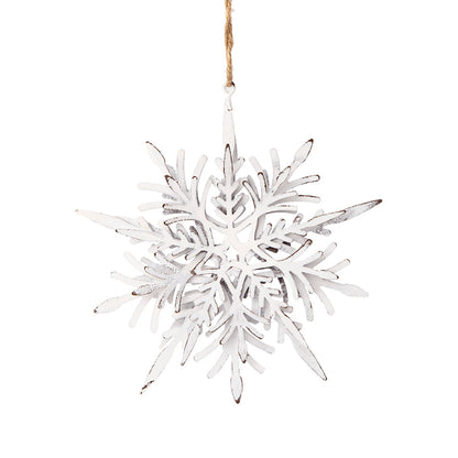 Iron Snowflake Hanger - Set of 6