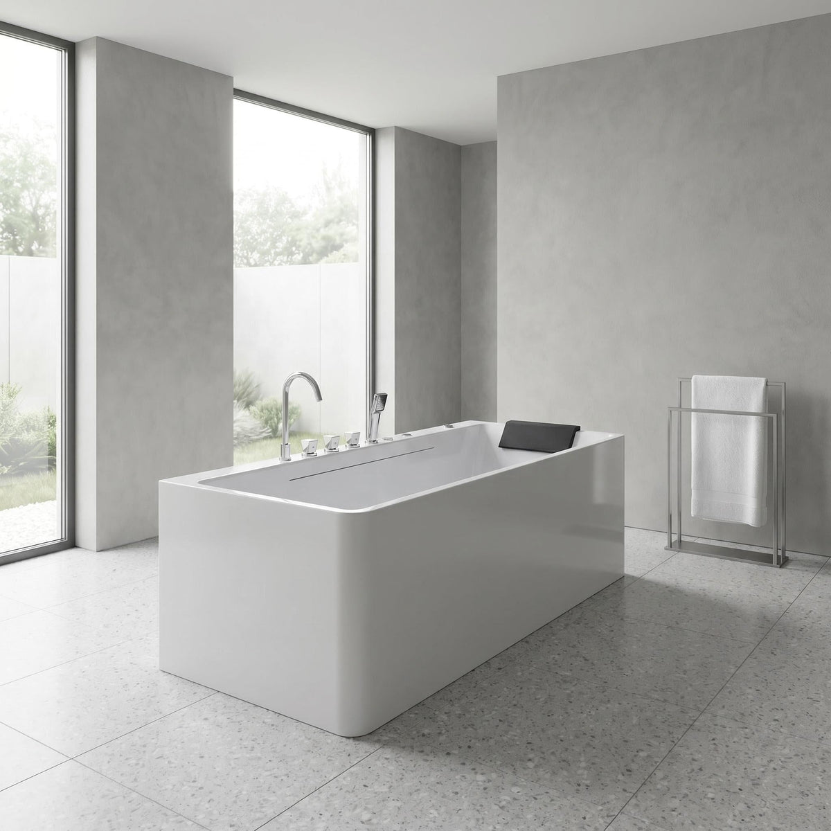 67-Inch Single-Person Luxury Whirlpool Bathtub