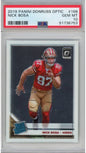 Graded 2019 Panini Donruss Optic Nick Bosa #168 Rookie RC Football Card PSA 10 Gem Mint
