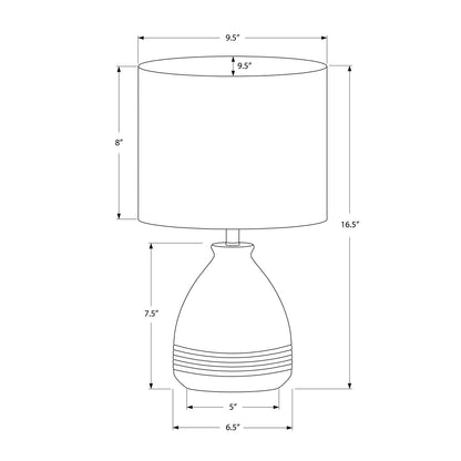 Lighting, Modern Table Lamp - Cream