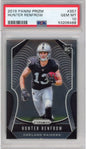 Graded 2019 Panini Prizm Hunter Renfrow #357 Rookie RC Football Card PSA 10 Gem Mint