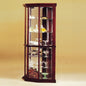 Huxley - Curio Corner Cabinet - Cherry