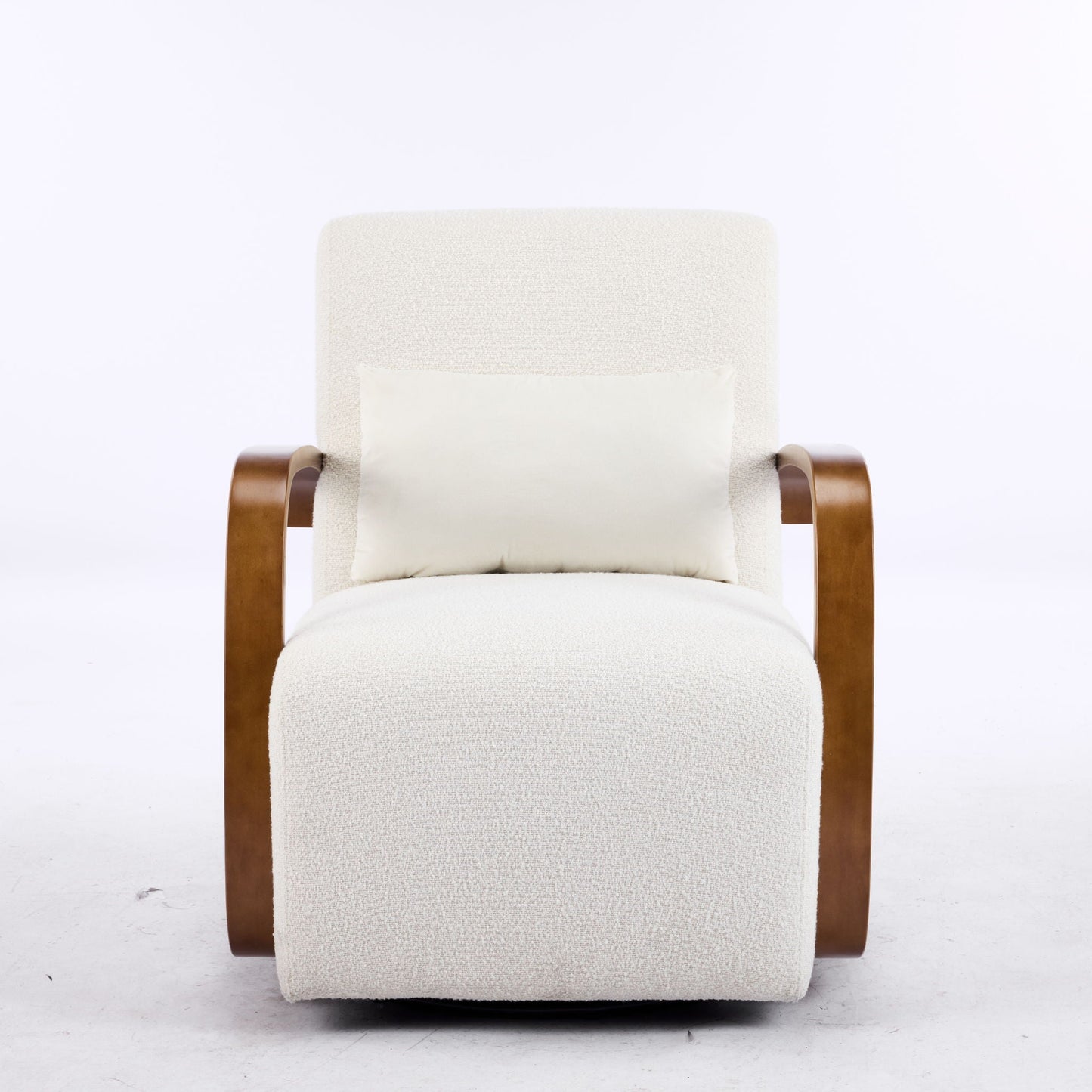 Swivel Accent Rotatable Ergonomic Single Chair For Living Room