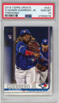 Graded 2019 Topps Update Vladimir Vlad Guerrero Jr. #US1 Throwing Rookie RC Baseball Card PSA 10 Gem Mint