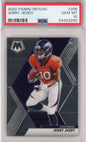 Graded 2020 Panini Mosaic Jerry Jeudy #206 Rookie RC Football Card PSA 10 Gem Mint
