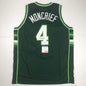 Autographed/Signed Sidney Moncrief Milwaukee Green/White Basketball Jersey PSA/DNA COA