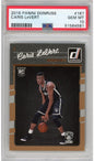 Graded 2016-17 Panini Donruss Caris LeVert #167 Rookie RC Basketball Card PSA 10 Gem Mint