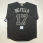 Autographed/Signed Rhys Hoskins Big Fella Players Weekend Black Baseball Jersey Beckett BAS COA