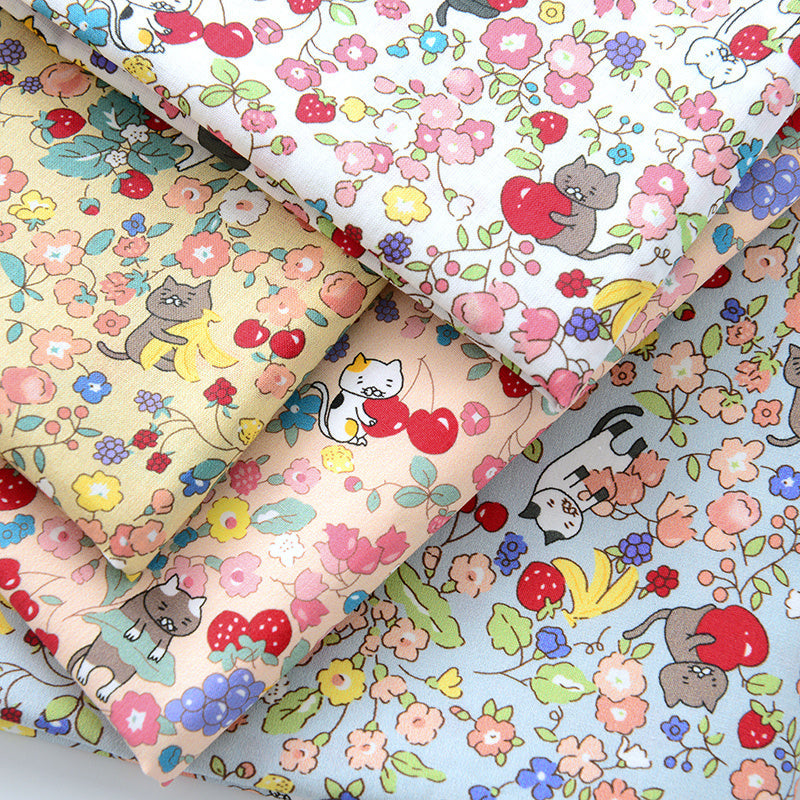 New Cotton Cloth Cartoon Floral Clothing