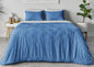 BedGear Performance King Duvet Set - Stonewash Blue/Racetrack